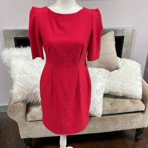 Red orsay dress size M from poland